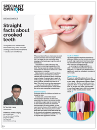 Straight facts about crooked teeth